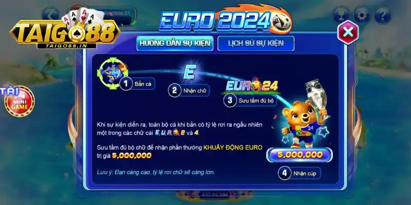 Khuyến mãi bắn cá EURO 2024