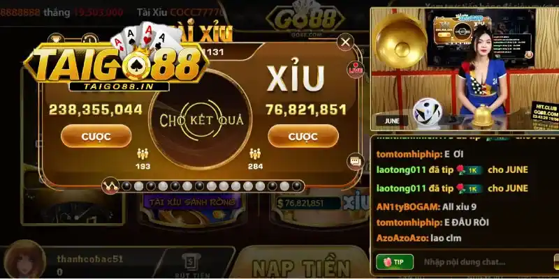 Tài xỉu livestream GO88 