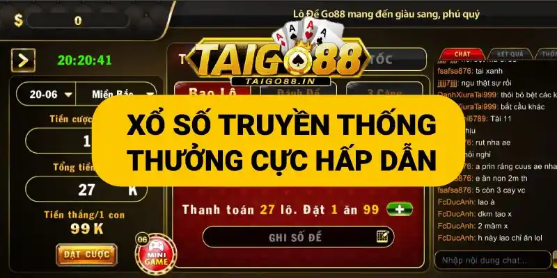 cách chơi xổ số truyền thống go88