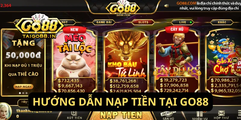 Hướng Dẫn Nạp Tiền Tại Go88